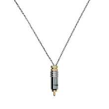 Load image into Gallery viewer, akord-silver-jack-plug-male-necklace-by-heartbeat-jewellery-london.jpg
