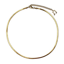 Load image into Gallery viewer, BLACK AND GOLD - Gold Music Snake Choker