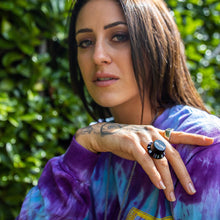 Load image into Gallery viewer, bold-accessorie-volume-silver-ring-dj-amy-lauren.jpg