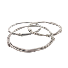 Load image into Gallery viewer, day-and-light-silver-guitar-bracelets-by-heartbeat-jewellery-london.jpg
