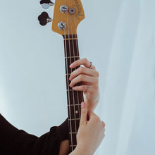 Load image into Gallery viewer, guitar-string-rings-worn-by-a-guitar-player.jpg