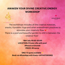 Load image into Gallery viewer, AWAKEN YOUR DIVINE CREATIVE ENERGY - JEWELLERY MAKING WORKSHOP
