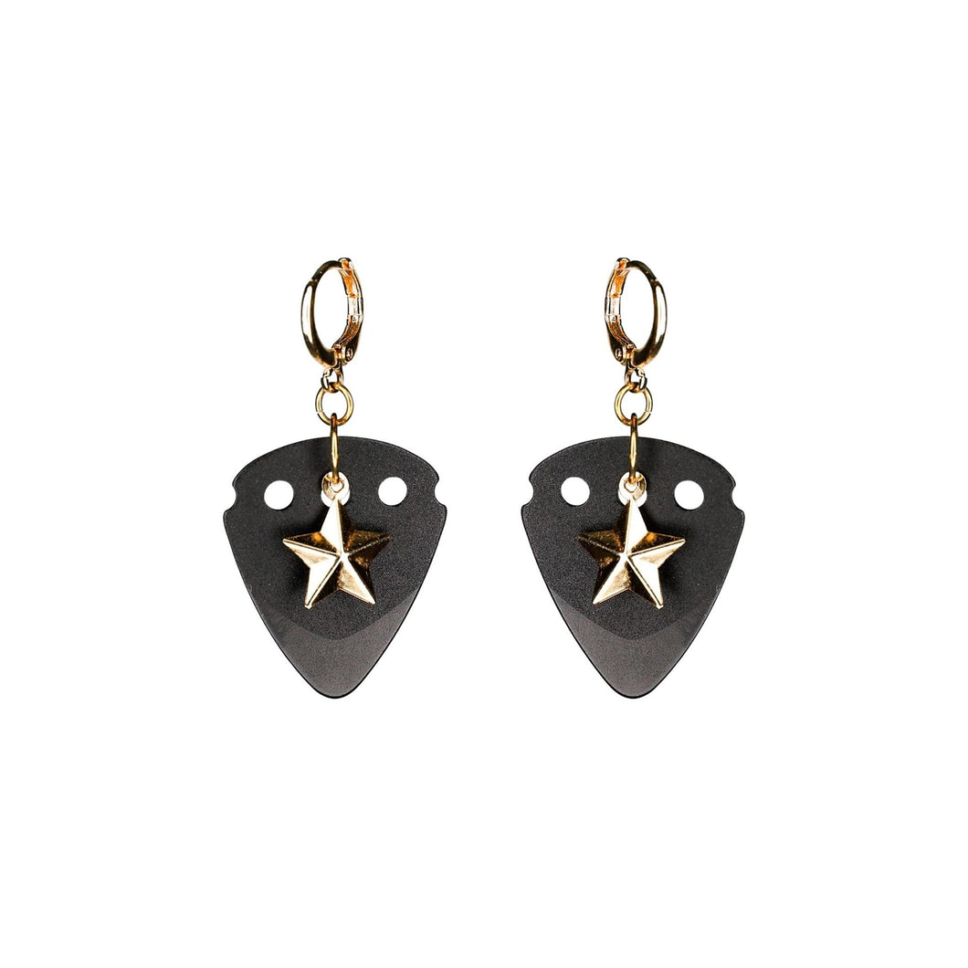 black-guitar-pick-earrings-with-gold-star-pendant.jpg
