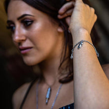 Load image into Gallery viewer, bold-music-accessories-silver-bracelet-heartbeat-london.jpg
