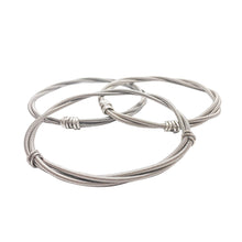 Load image into Gallery viewer, day-and-light-silver-guitar-bracelets-by-heartbeat-jewellery-london.jpg
