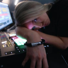 Load image into Gallery viewer, dj-vanessa-sukowski-womens-black-bracelet.jpg
