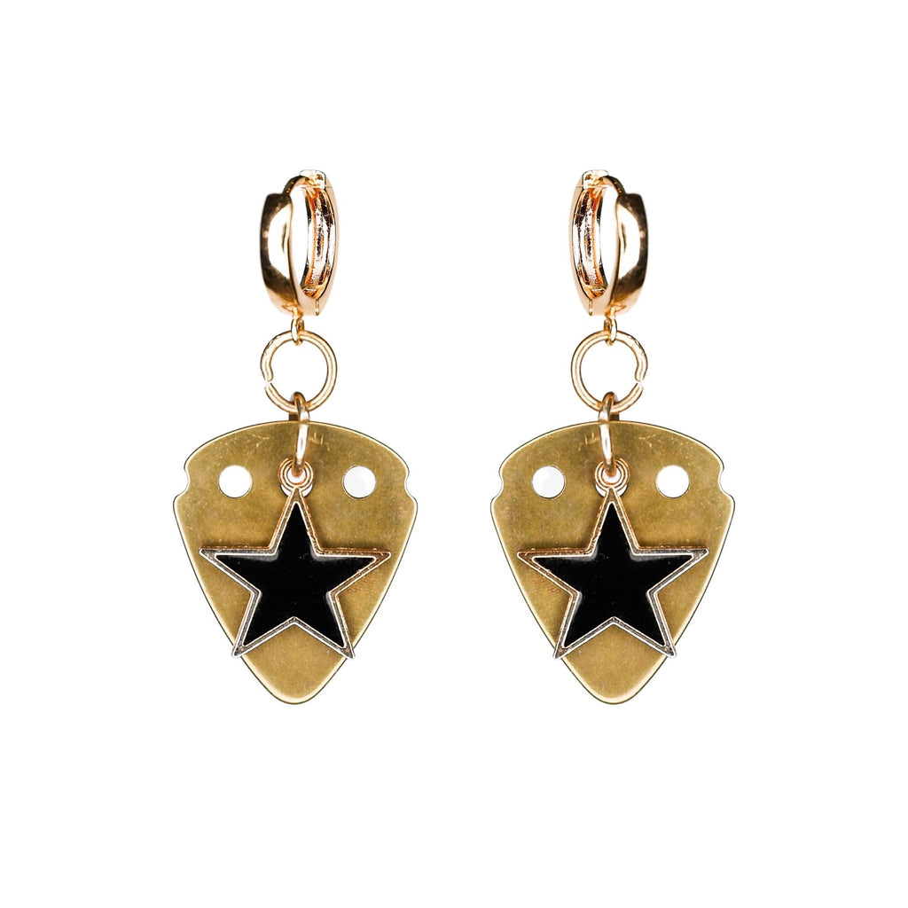 gold-guitar-pick-with-black-star-pendants-musical-earrings.jpg