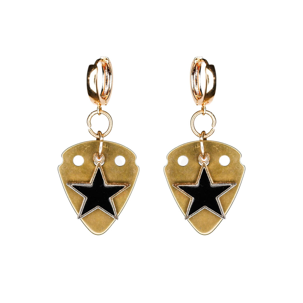 gold-guitar-pick-with-black-star-pendants-musical-earrings.jpg