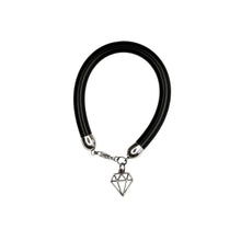Load image into Gallery viewer, silver-diamond-pendant-music-bracelet-by-heartbeat-jewelery-london.jpg
